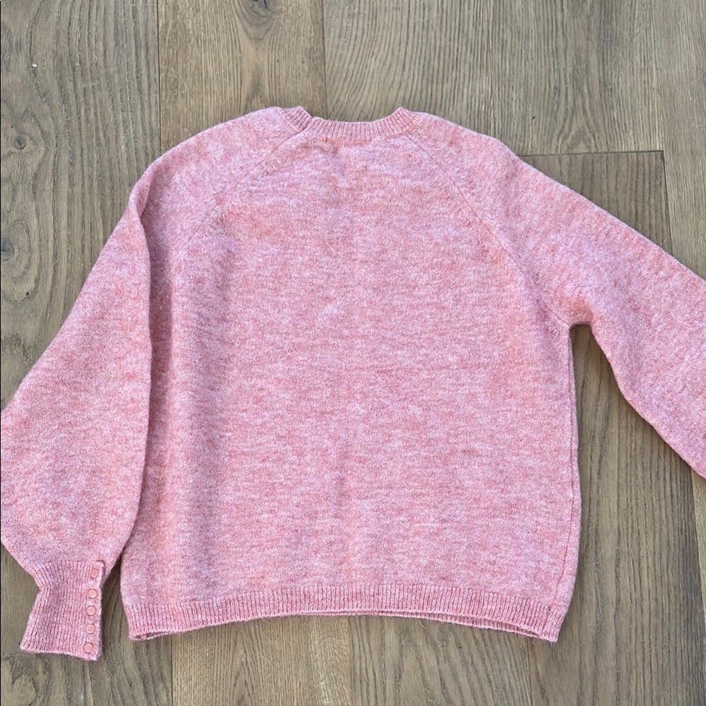 Sezane Louise Jumper Blush Long Sleeve Sweater Size Small - Picture 5 of 5